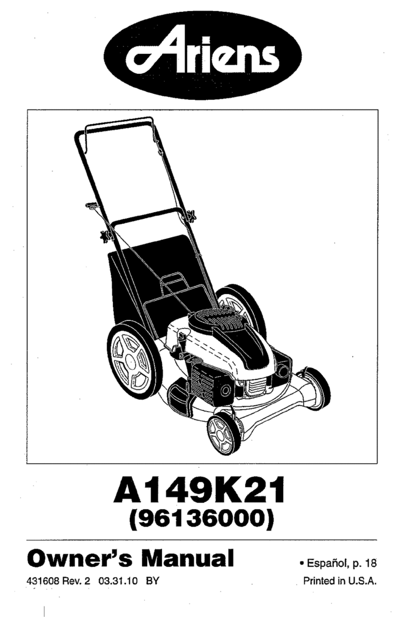 Ariens A149K21 (96136000) owner's manual