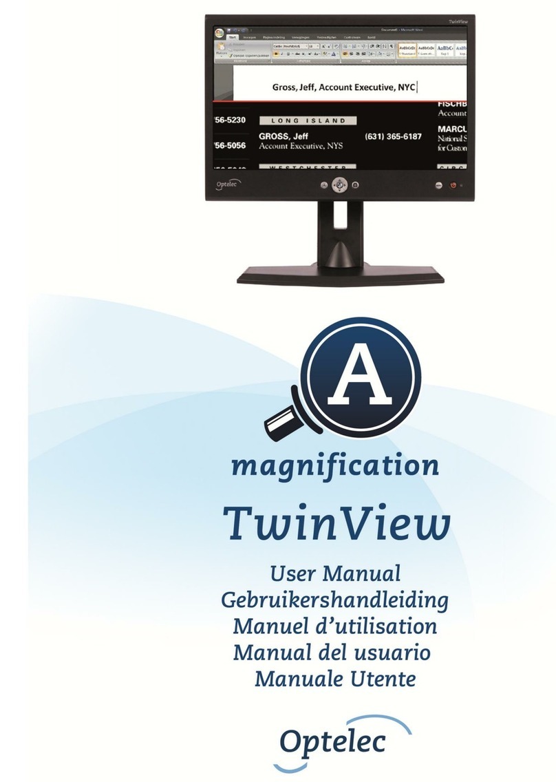 Optelec TwinView User manual