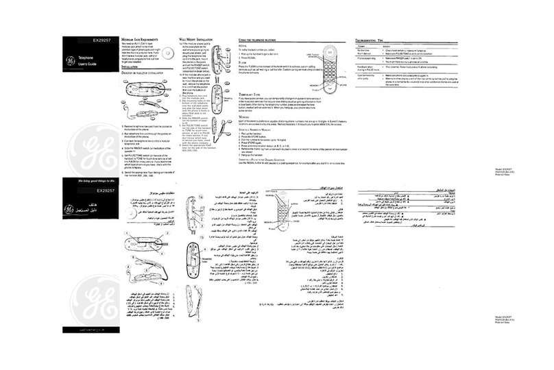 GE EX29257 user guide