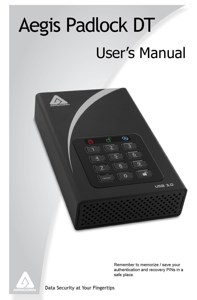 Apricorn Aegis Padlock DT user manual