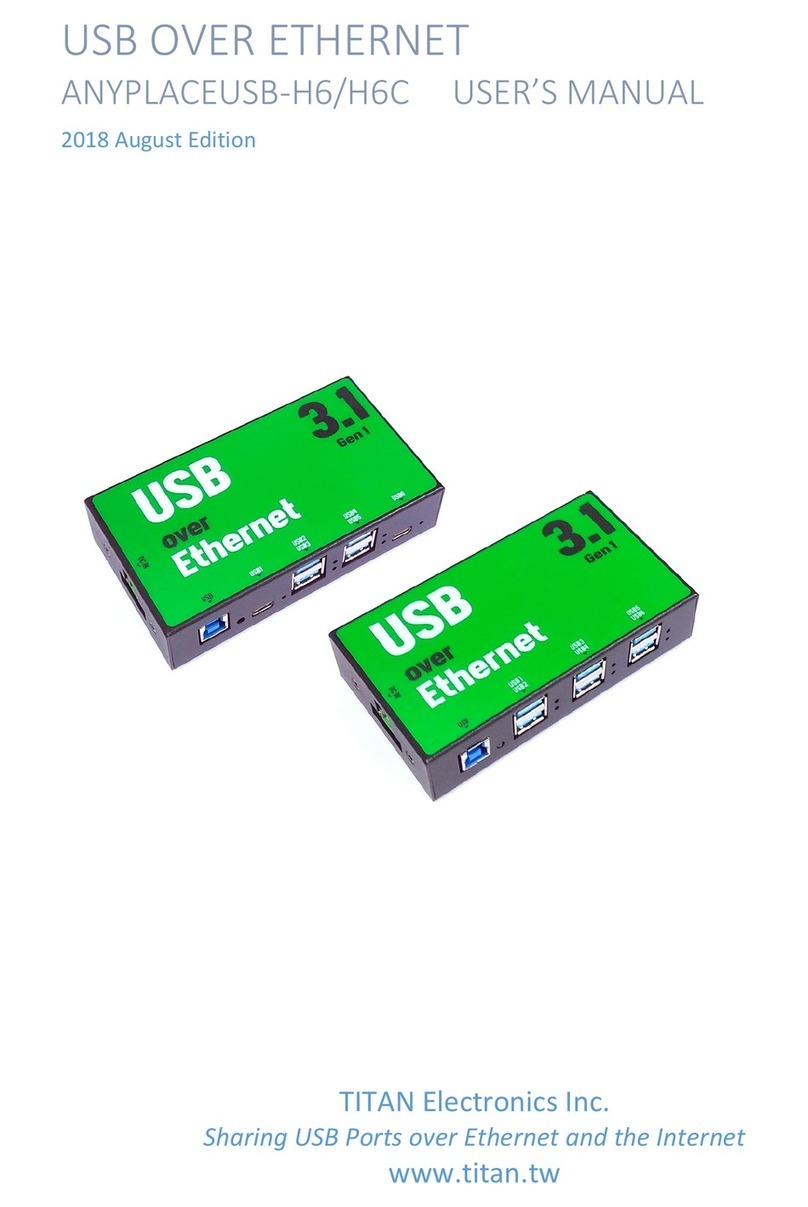 Titan Electronics ANYPLACEUSB-H6C user manual