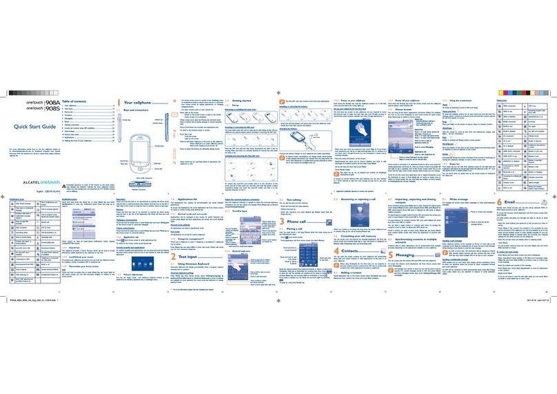 Alcatel 908S User manual