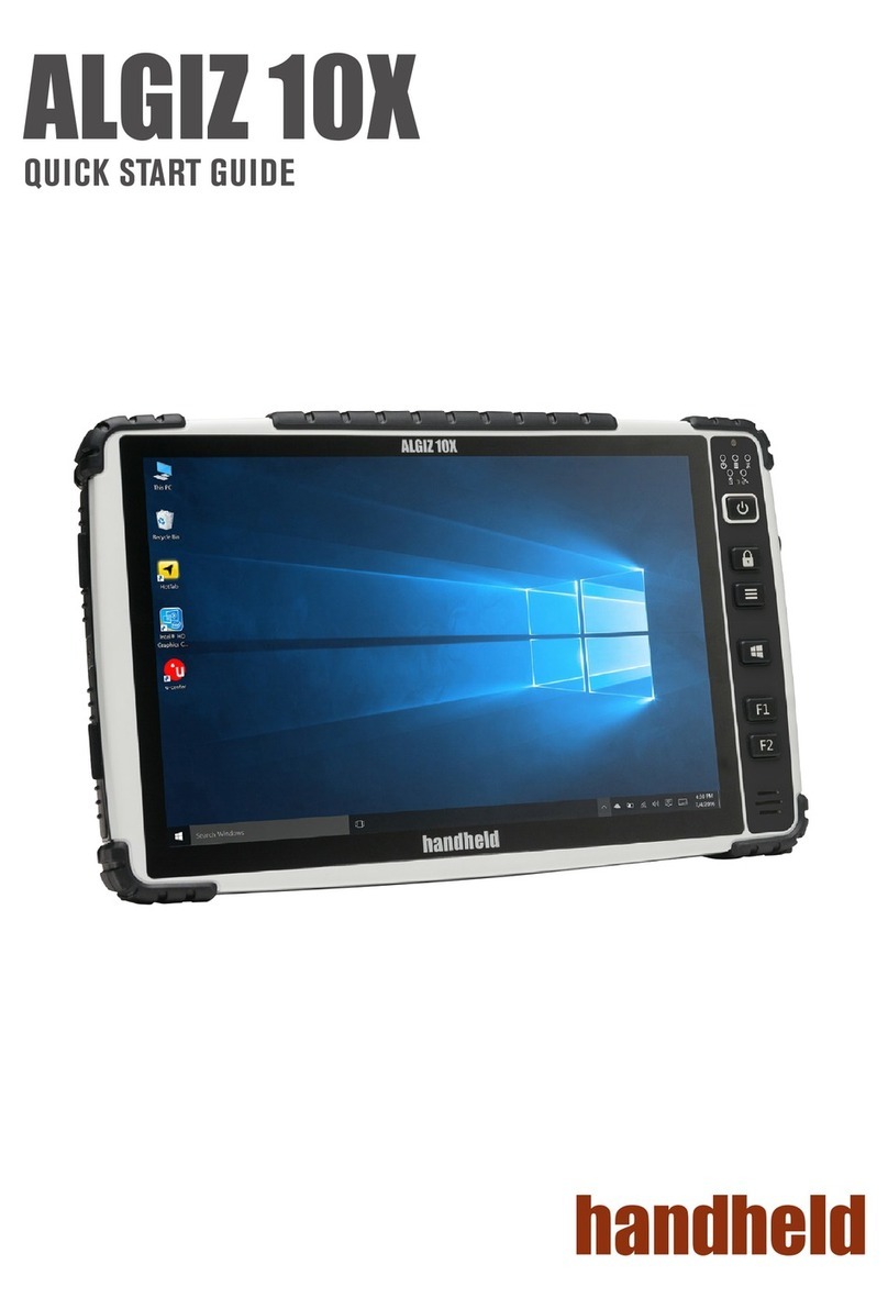 HandHeld ALGIZ 10X User manual HandHeld ALGIZ 10X User manual