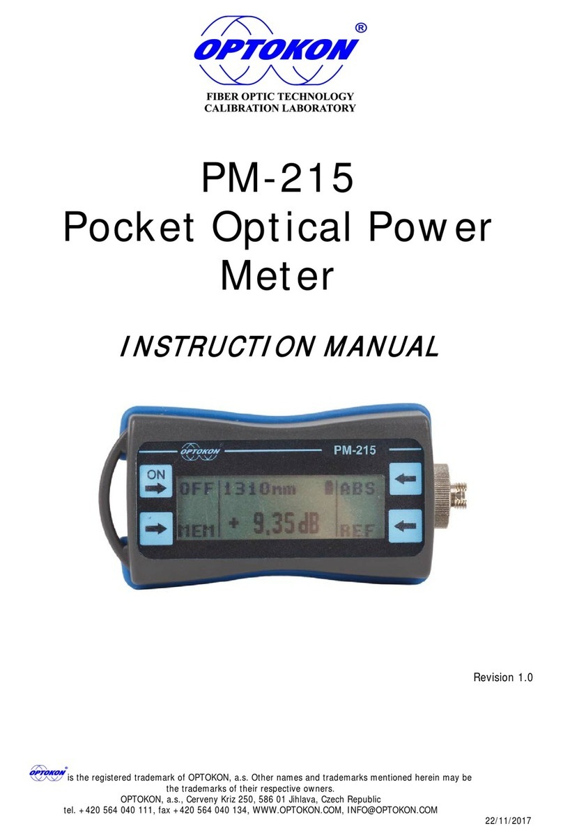 OPTOKON PM-215 User manual