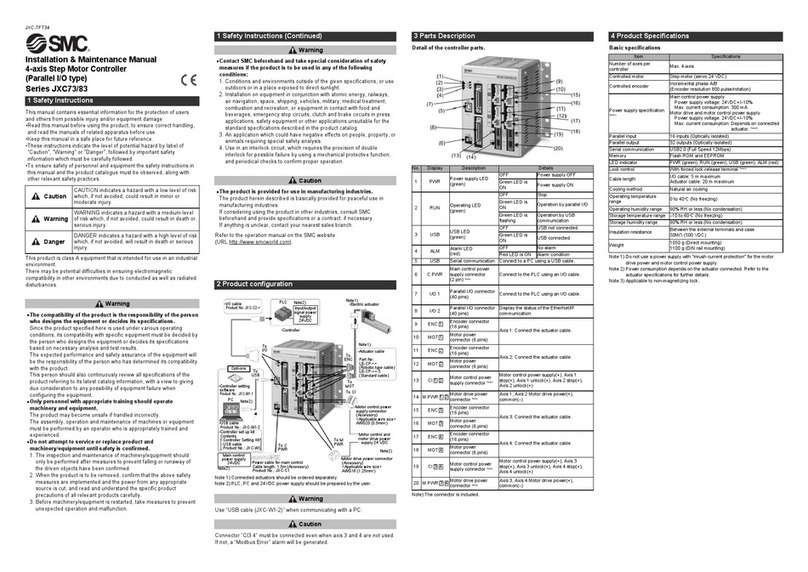 SMC Networks JX73 Series Manual
