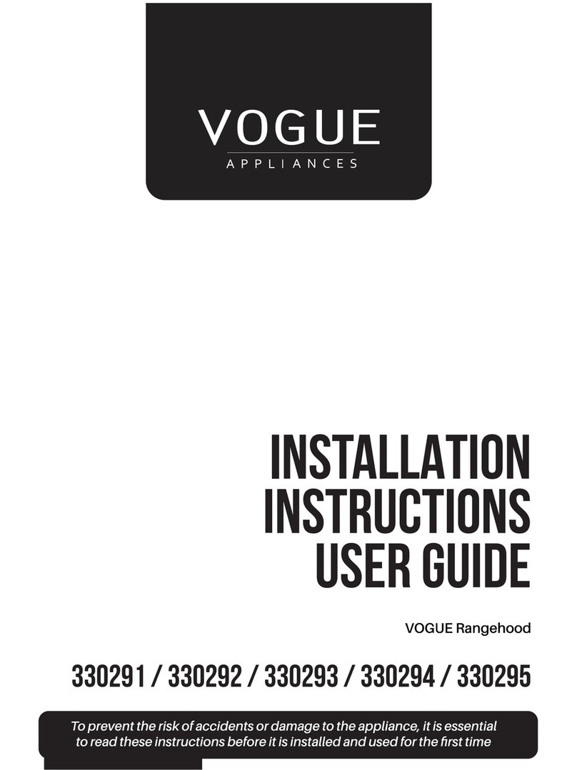 Vogue 330291 Installation instructions & user guide