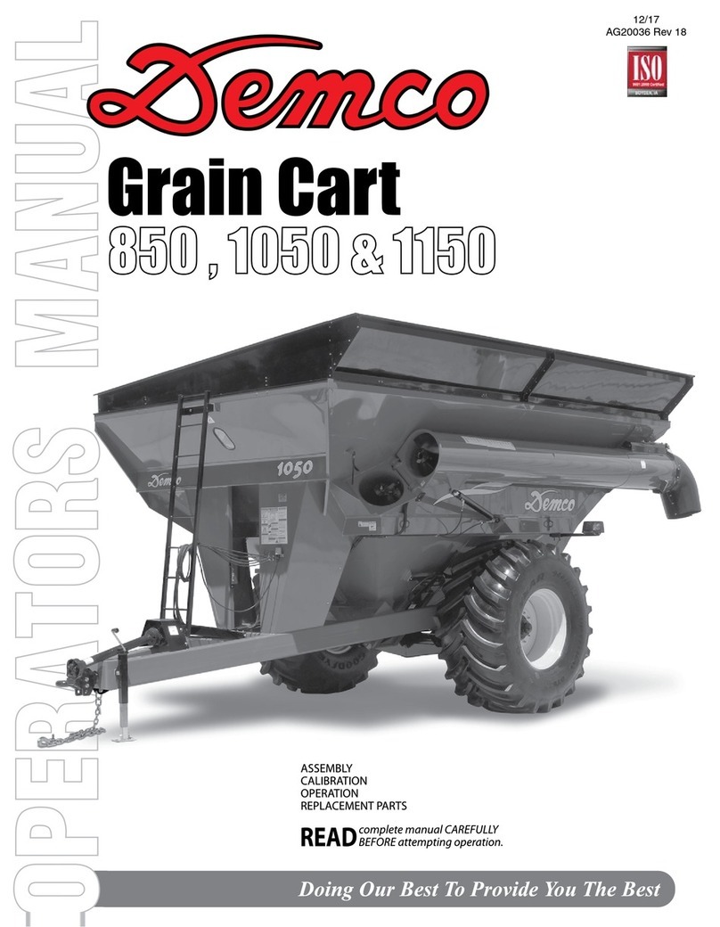 Demco 850 Operator's manual