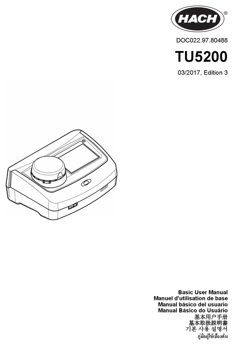 Hach TU5200 Quick manual
