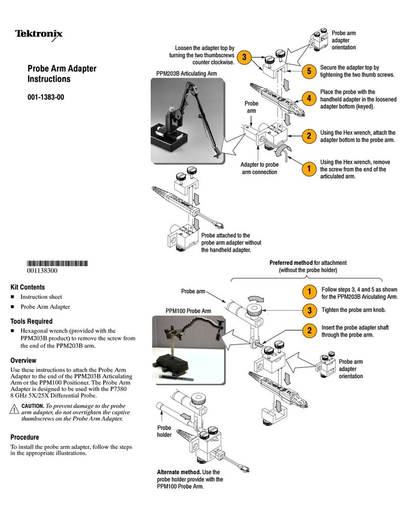 Tektronix 001-1383-00 instructions