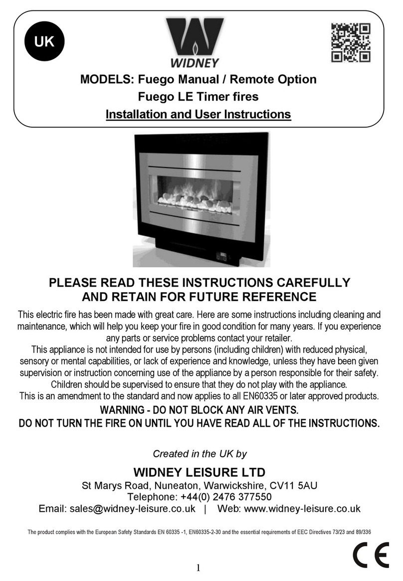 Widney Fuego Manual/ Remote Option Installation & user manual Widney Fuego Manual/ Remote Option Installation & user manual