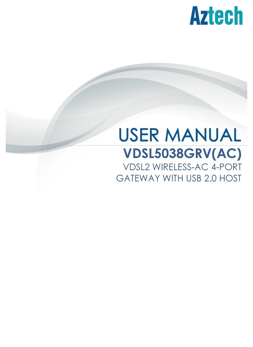 Aztech VDSL5038GRV(AC) user manual