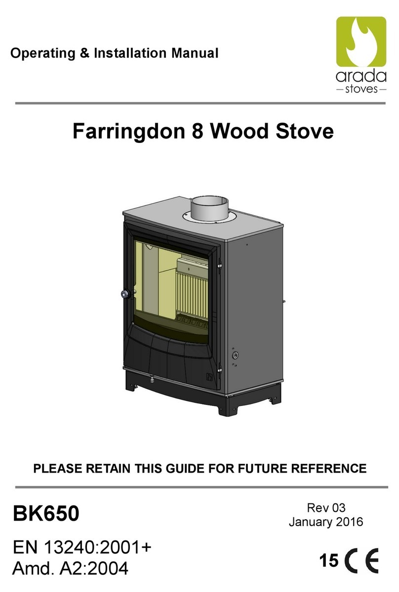 Arada Farringdon 8 Operating & installation manual Arada Farringdon 8 Operating & installation manual