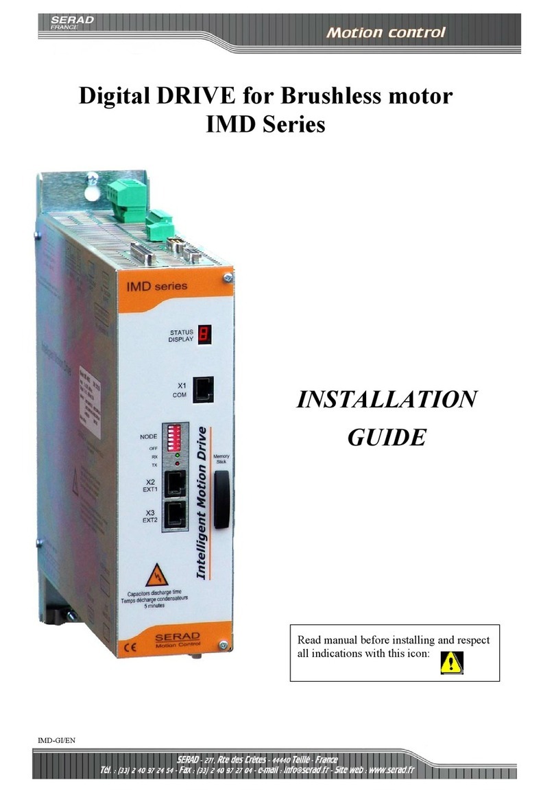 SERAD IMD / 1 User manual
