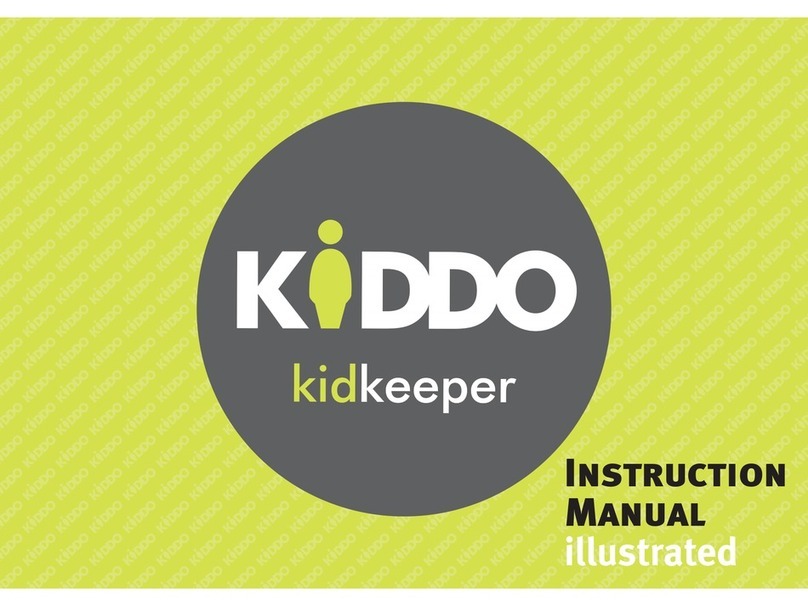 KIDDO KidKeeper Illustrated instruction manual