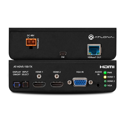 Atlona AT-HDVS-150-TX User manual