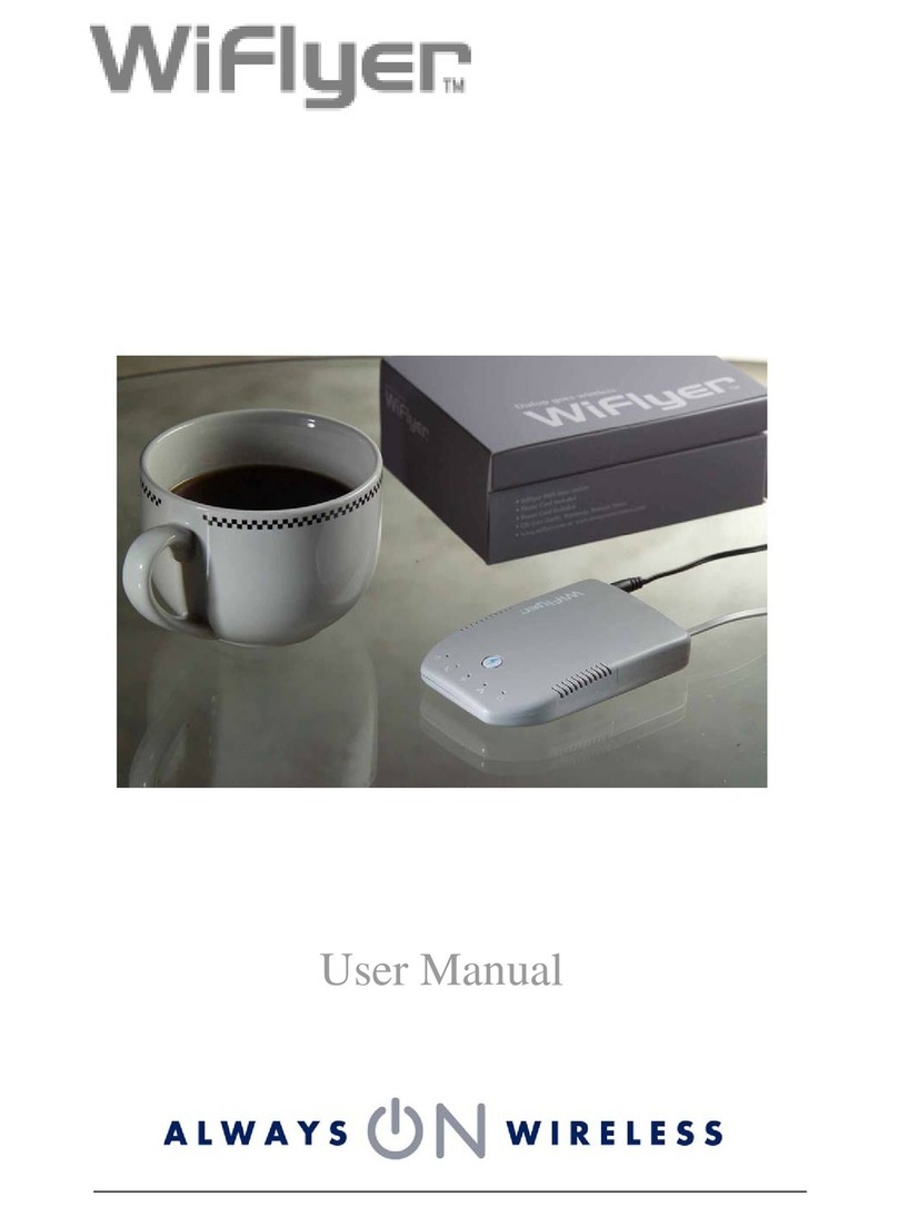 Always On WiFlyer user manual
