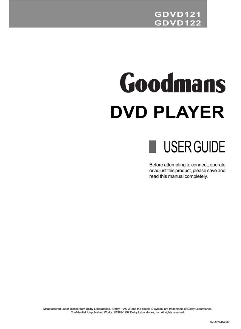 Goodmans GDVD121 User manual