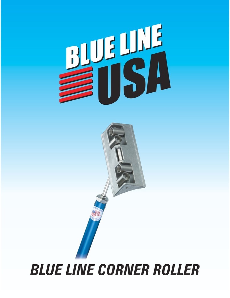 Blue Line Corner Roller User manual