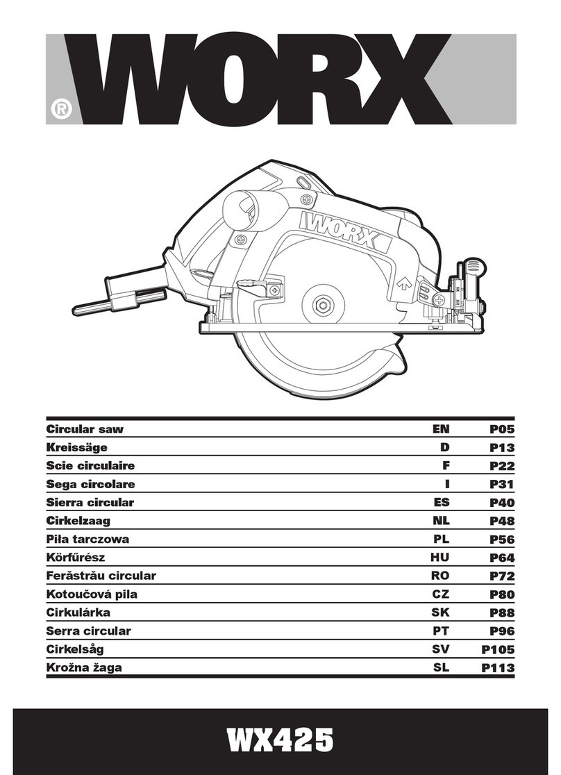 Worx WX425 User manual