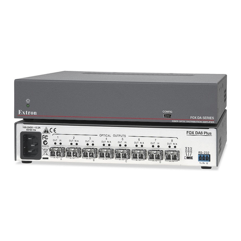 Extron electronics FOX DA8 Setup guide