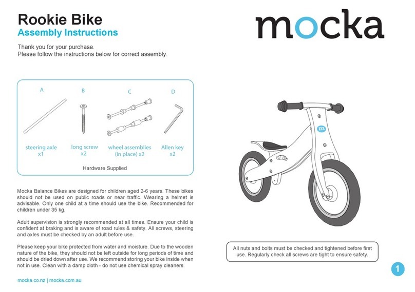 Mocka Rookie Assembly & instruction manual