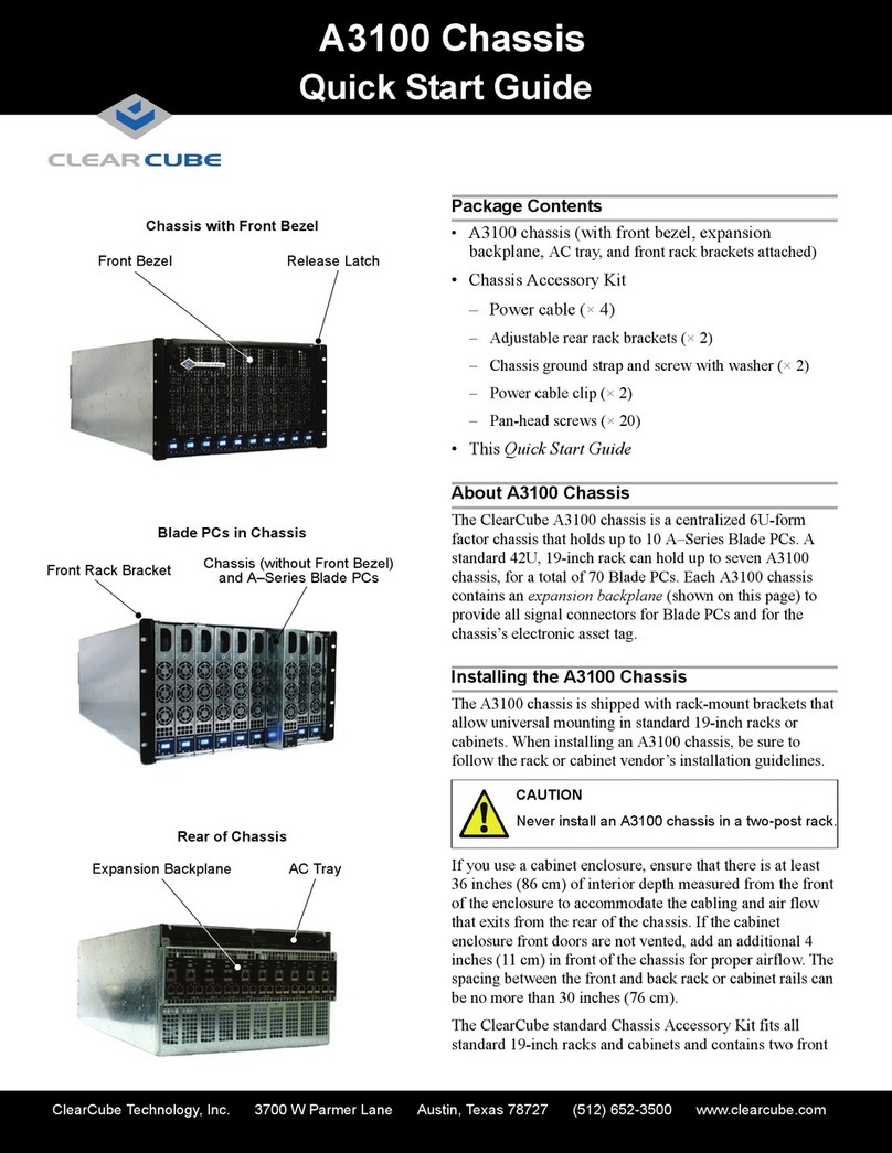 ClearCube A3100 quick start guide ClearCube A3100 quick start guide