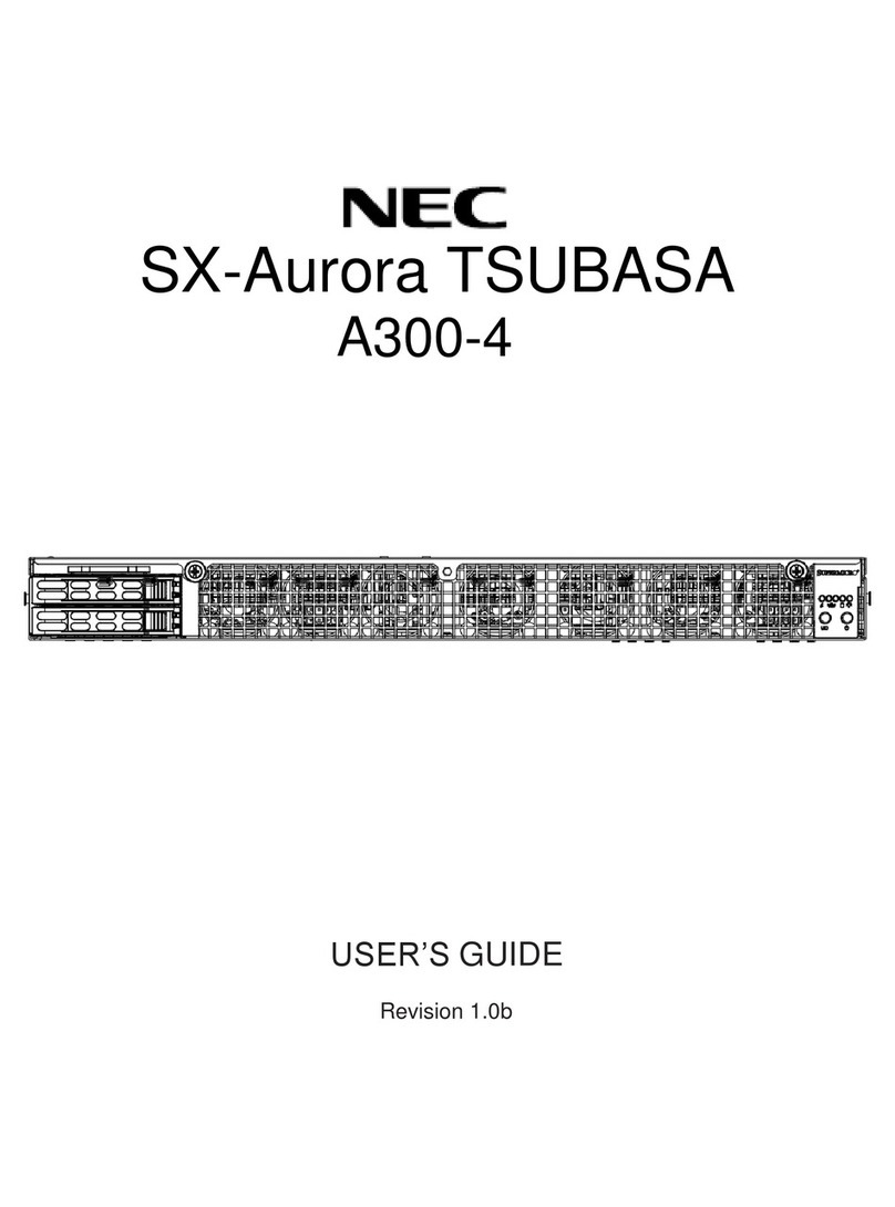 NEC SX-Aurora TSUBASA A300-4 User manual