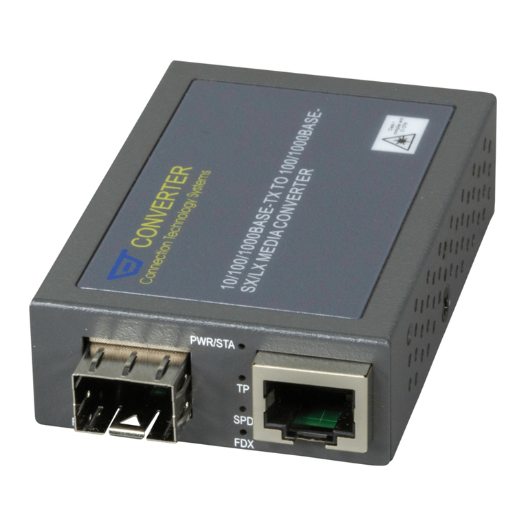 CTS MCT-100 Series User manual