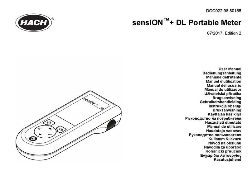 Hach sensION+ DL user manual