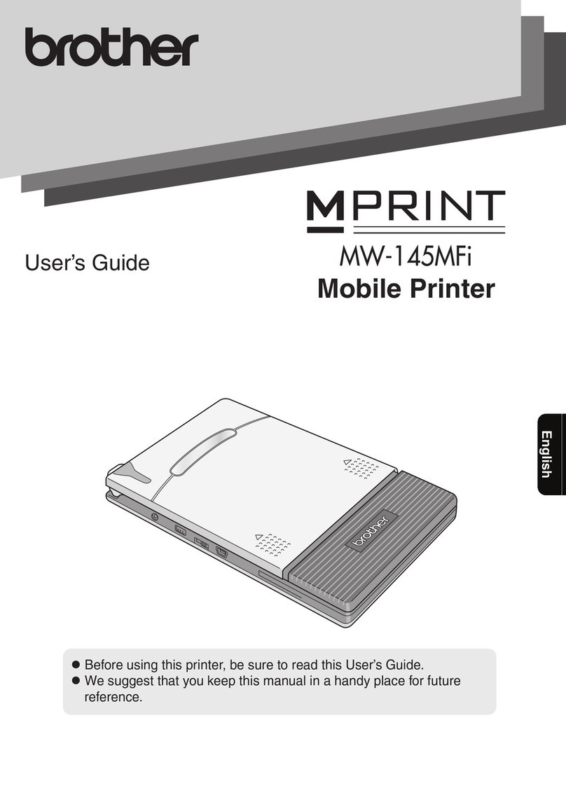 Brother MPRINT MW-145MFi User manual