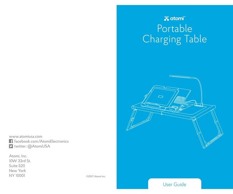 ATOMI Portable Charging Table User manual ATOMI Portable Charging Table User manual