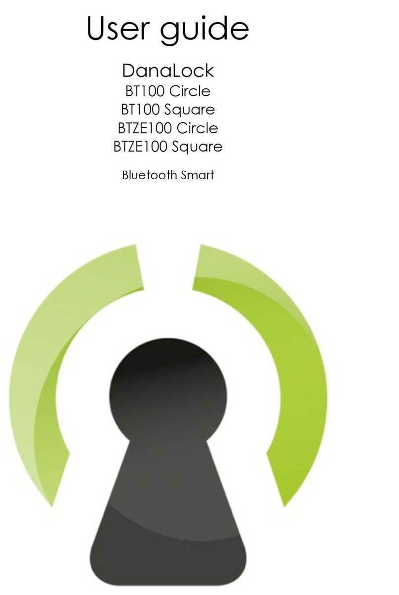 danalock BT100 Circle User manual danalock BT100 Circle User manual