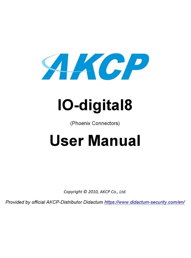 AKCP IO-digital8 user manual