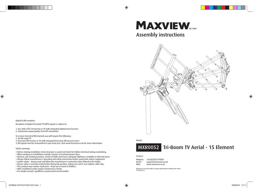 Maxview MXR0052 User manual