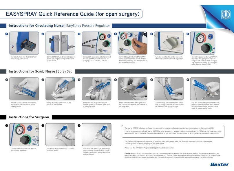 Artiss Easyspray Quick reference guide