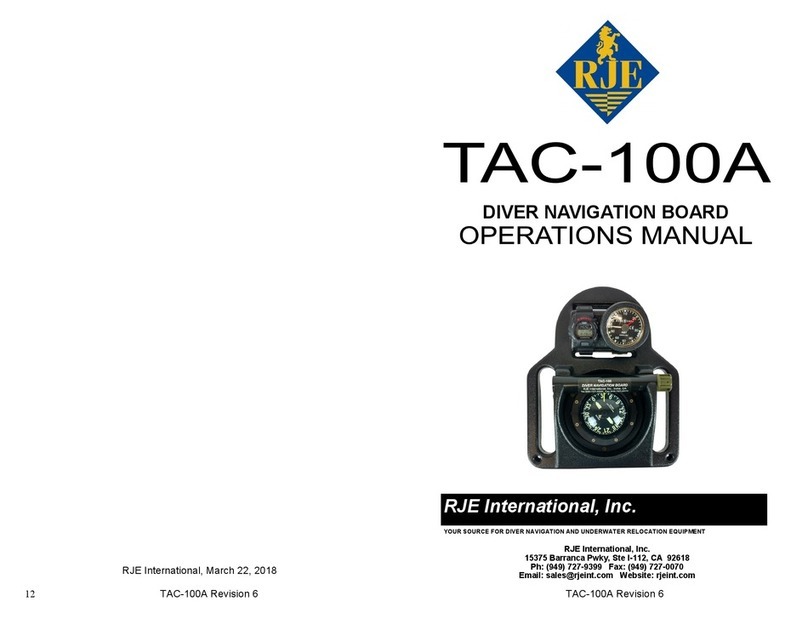 RJE TAC-100A Installation manual