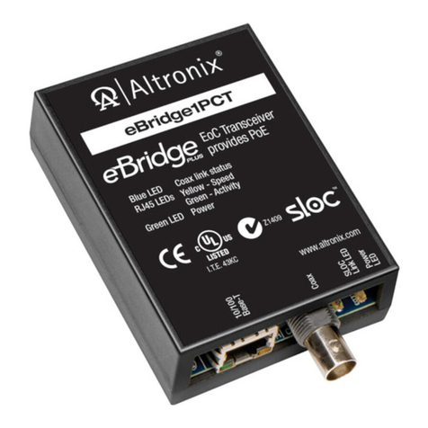 Altronix eBridge1PCR User manual