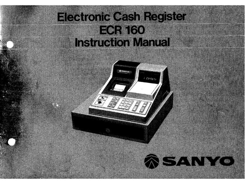 Sanyo ECR 160 instruction manual