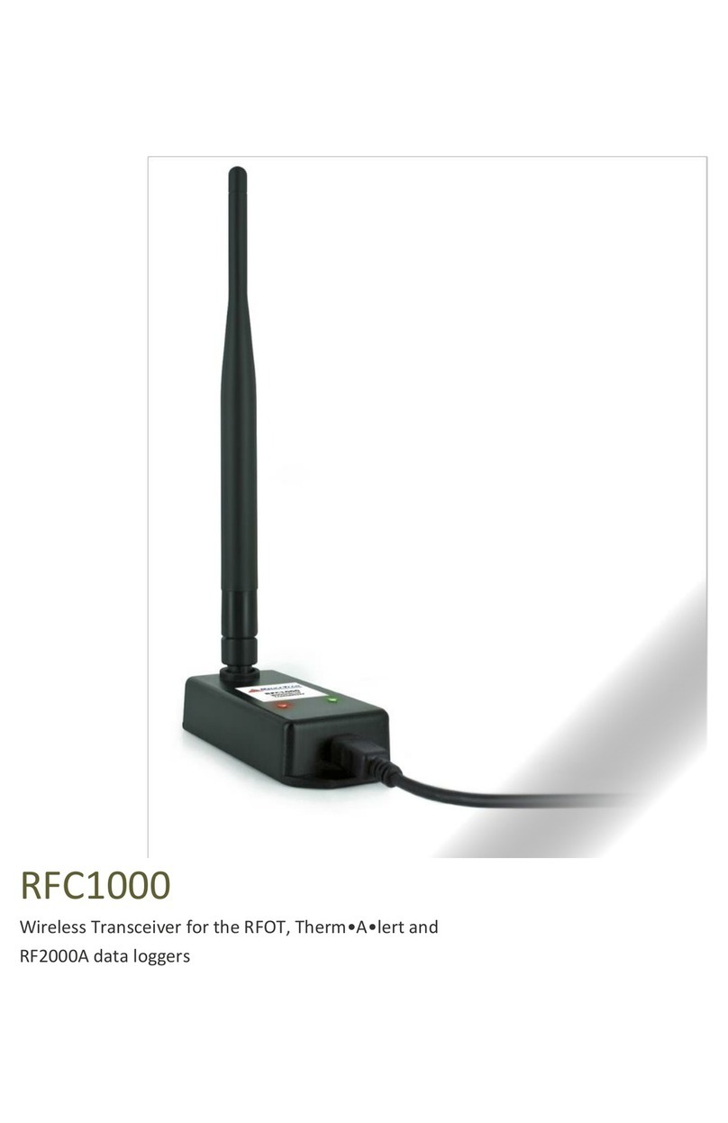 MadgeTech RFC1000 Specification sheet