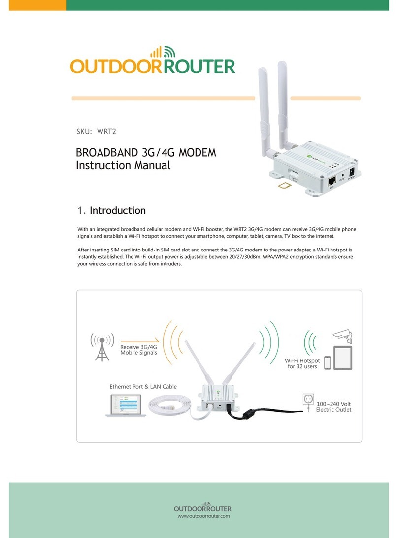 Outdoor Router WRT2 instruction manual