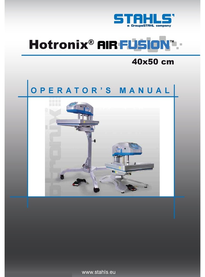 Stahls Hotronix Air Fusion User manual