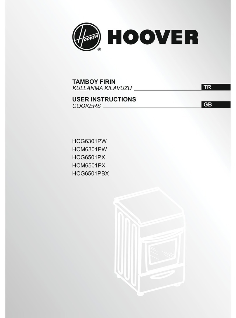 Hoover HCG6301PW User manual