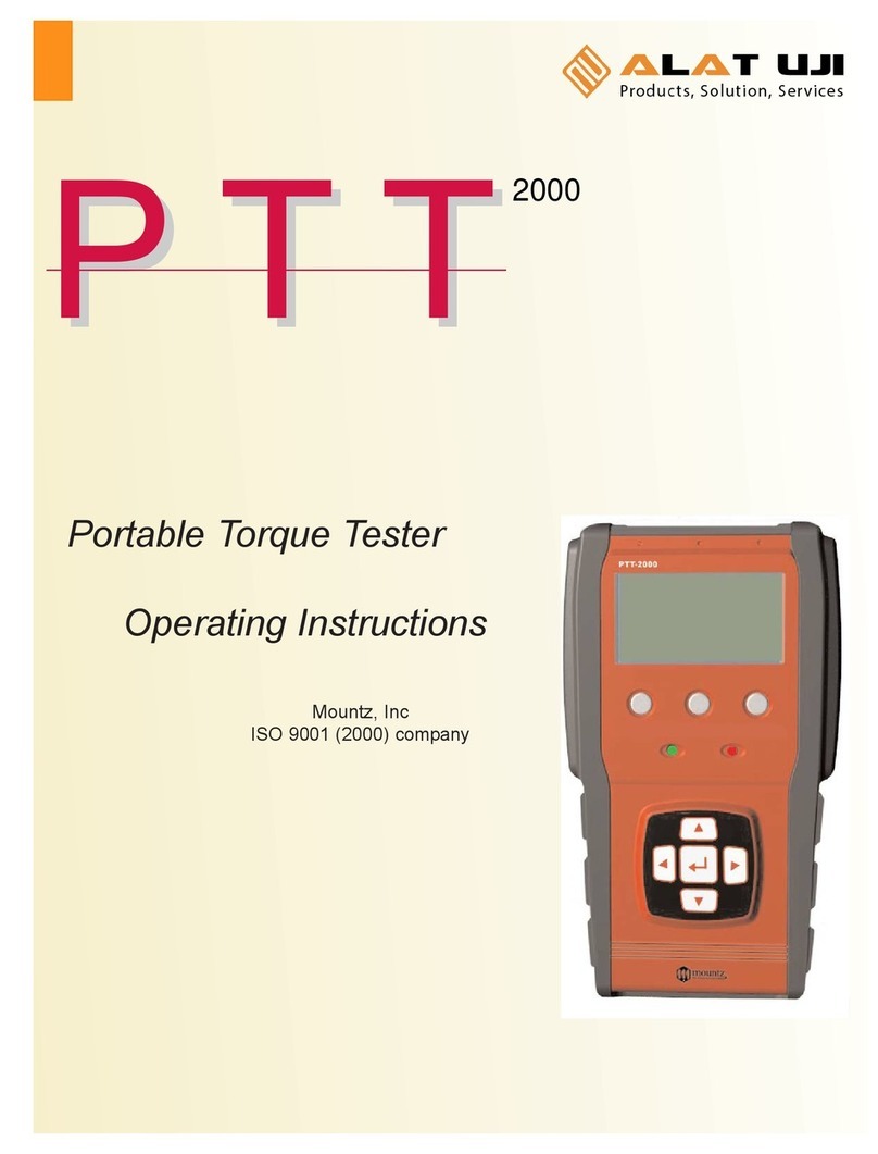ALAT UJI PTT 2000 operating instructions ALAT UJI PTT 2000 operating instructions