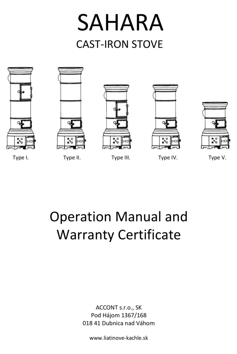 Accont SAHARA Type I. Operation manual and warranty