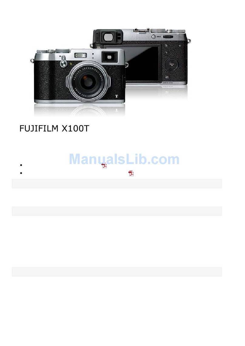 FujiFilm X100T owner's manual