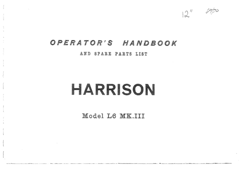 Harrison L6 MK.III Operator's handbook