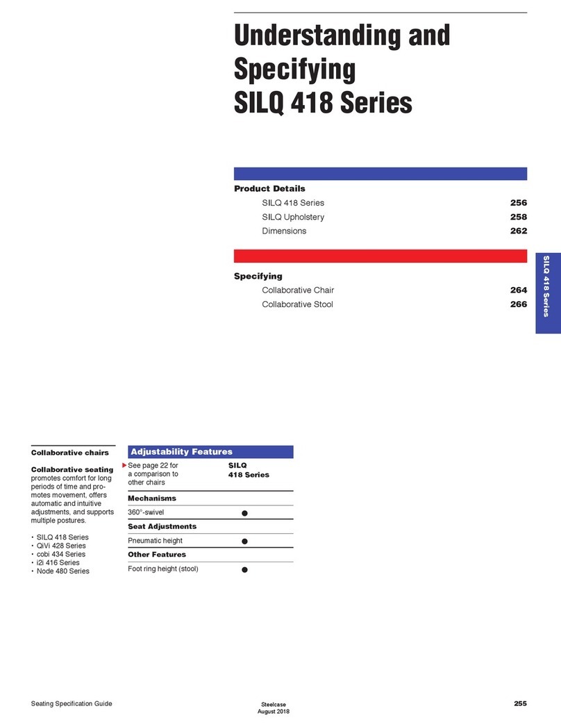 Steelcase SILQ 418 Series manual