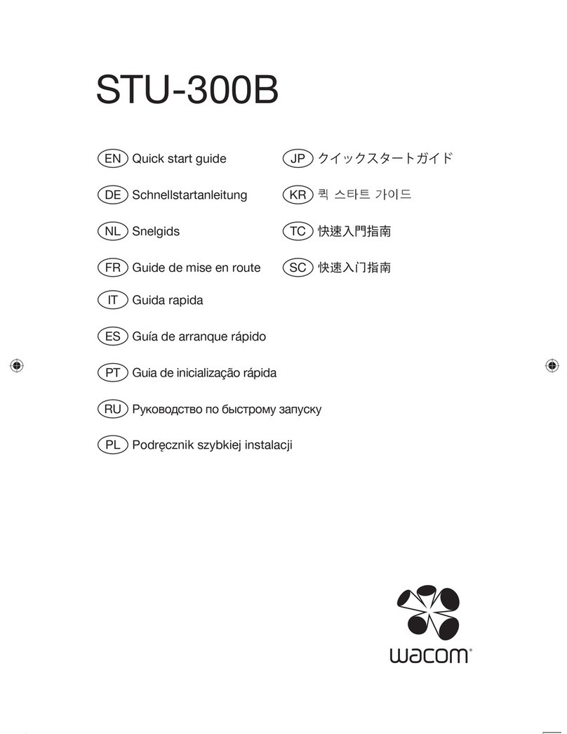 Wacom STU-300B quick start guide