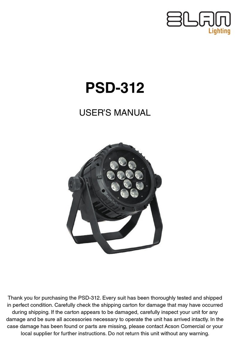ELAN Lighting PSD-312 user manual