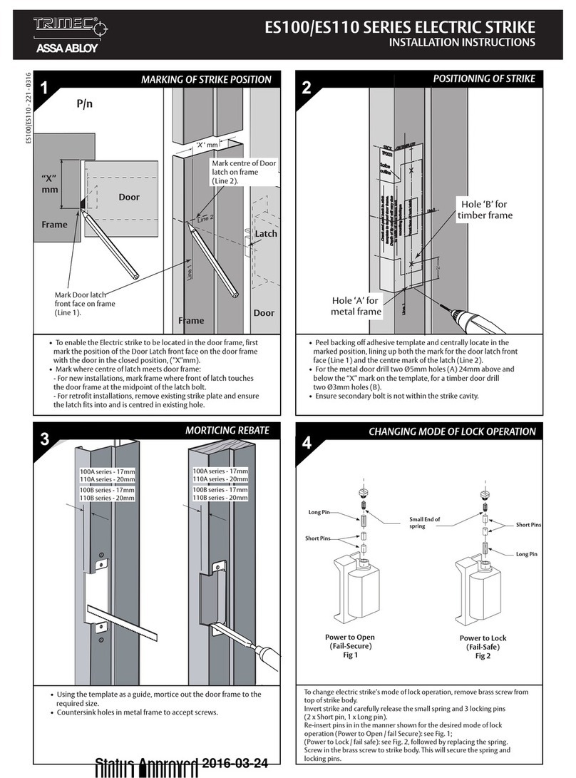 Assa Abloy ES100 Series User manual